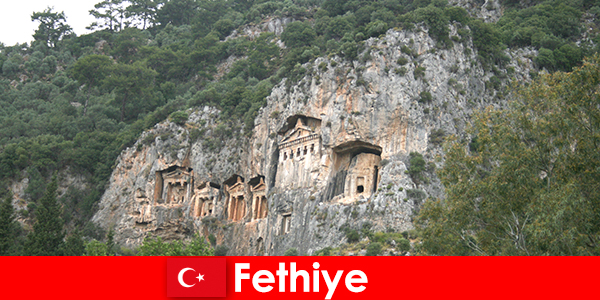 Fethiye városa Törökország délnyugati részén