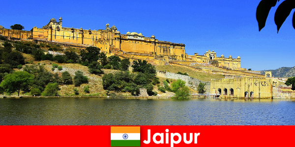 Idegenek Jaipur szeretik a hatalmas templom homok