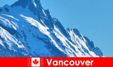A város Vancouver Kanadában a fő cél a hegymászó turizmus