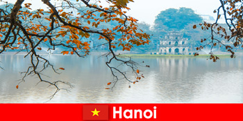 Hanoi Vietnam Jade Mountain Templom és Irodalom Templom öröm turisták