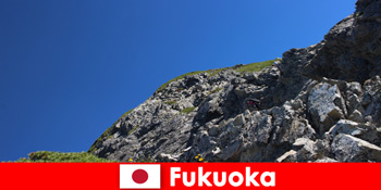 Kalandtúra a hegyekbe Fukuoka Japánba külföldi sportturisták számára