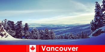 Téli szünet Vancouver Kanadában síelés szórakozás az utazási család