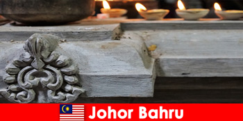 Csodálatos építészet és látnivalók idegenek számára Johor Bahru Malaysia-ban