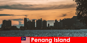 Úti cél Penang Island Malajzia a nyaralók tiszta pihenés